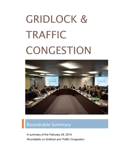 Gridlock & Traffic Congestion