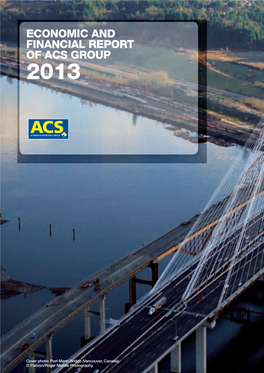 Economic and Financial Report of Acs Group 2013