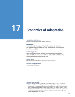 Economics of Adaptation