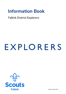 Information Book Falkirk District Explorers