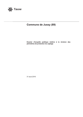 Commune De Jussy (89)