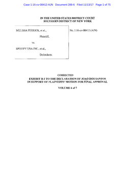 Case 1:16-Cv-08412-AJN Document 288-6 Filed 11/13/17 Page 1 of 75