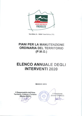 Relazione PMO 2020