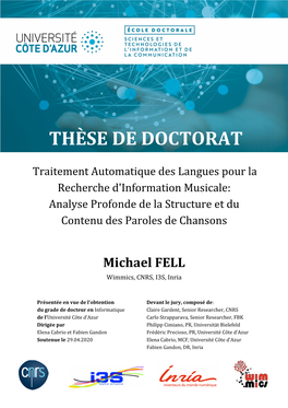 Michael FELL Wimmics, CNRS, I3S, Inria