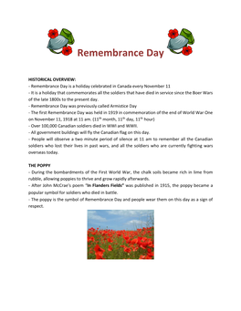 Remembrance Day