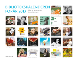 Bibliotekskalenderen Forår 2013 Kultur Og Borgerservice