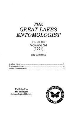 Index for Volume 24 (1991 )