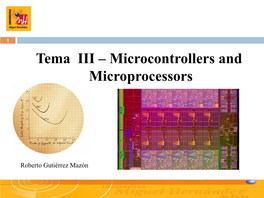 Tema III – Microcontrollers and Microprocessors