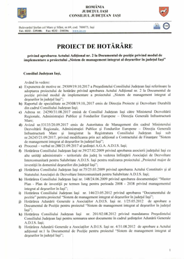 Proiect De Hotarare