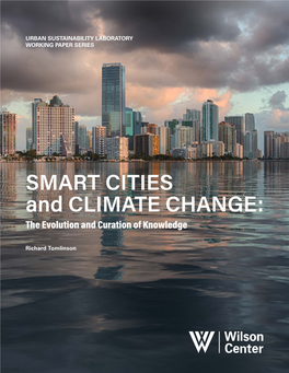 SMART CITIES and CLIMATE CHANGE: the Evolution and Curation of Knowledge