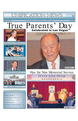 April 2009 Unification News