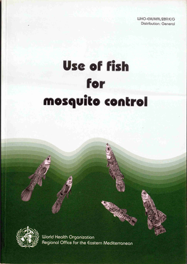 Use of Fish for Mosquito Control 5