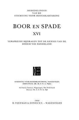 Boor En Spade Xvi