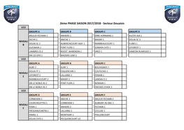 Douaisis U13 Et U11 Niveau B Et C