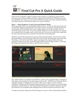 Final Cut Pro X Short