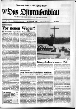 Vor Neuen Wegen? Ein Vorstoß Des Abgeordneten Bernhard Friedmann Zu Beginn Der 70Er Jahre Schien Die Deut• Monopol Bilden