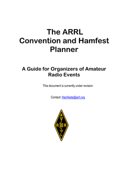 The ARRL Convention and Hamfest Planner