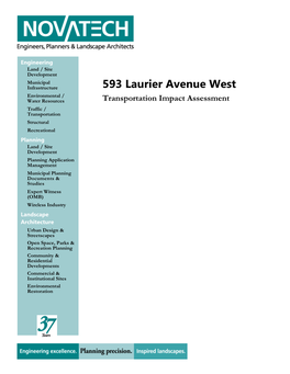593 Laurier Avenue West Environmental / Water Resources Transportation Impact Assessment