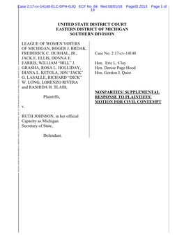 2018-8-1-84-Nonparties' Response to Plaintiff's Motion for Contempt.Pdf