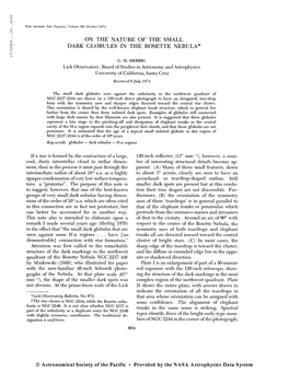 Pub. Astron. Sex:. Pacific, Volume 86, October 1974 on the NATURE OF