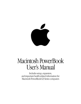 Macintosh Powerbook User's Manual