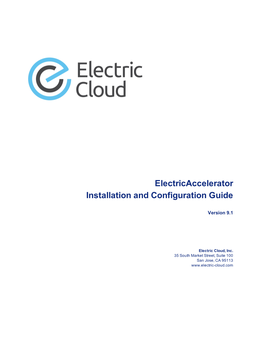 Electricaccelerator® Installation and Configuration Guide, Version