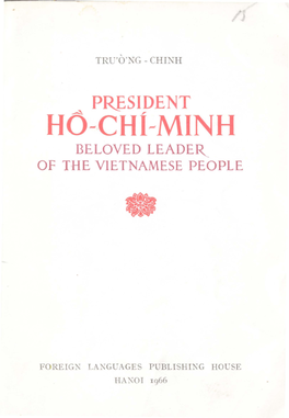 Ho-Chi-Minh Beloved Leade~ of the Vietnamese People