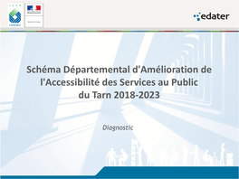 Diagnostic Du Schéma Départemental D'amélioration D'accessibilité Des