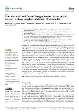 Land Use and Land Cover Changes and Its Impact on Soil Erosion in Stung Sangkae Catchment of Cambodia