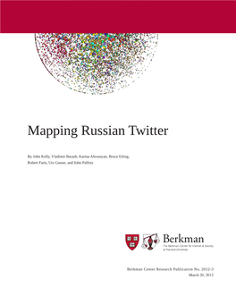 Mapping Russian Twitter