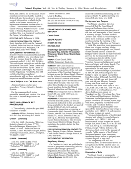 Federal Register/Vol. 69, No. 6/Friday, January 9, 2004/Rules