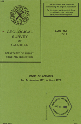 Geological Survey Canada