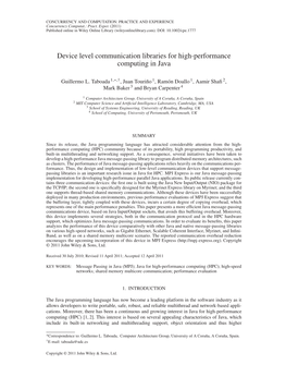 Device Level Communication Libraries for High-Performance Computing in Java