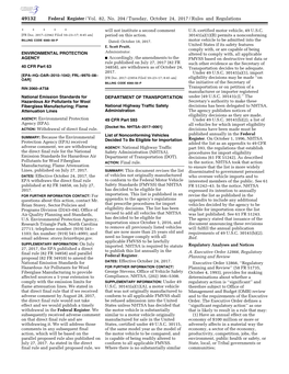 Federal Register/Vol. 82, No. 204/Tuesday, October 24, 2017