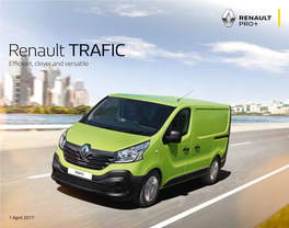 Renault TRAFIC Efficient, Clever and Versatile