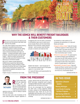 UPDATE a Publication of the Michigan Railroads Association