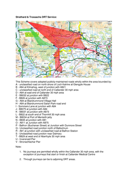 Strathard & Trossachs DRT Service