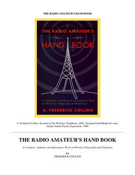 The Radio Amateur's Hand Book