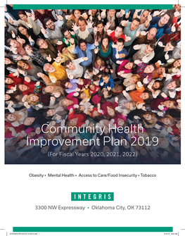 Community Health Improvement Plan 2019 (For Fiscal Years 2020, 2021, 2022)