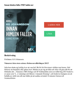 Innan Himlen Faller PDF Ladda Ner