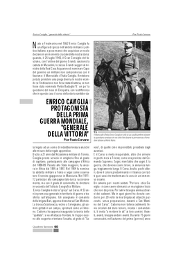 Enrico Caviglia Protagonista Della Prima Guerra Mondiale, “Generale 13