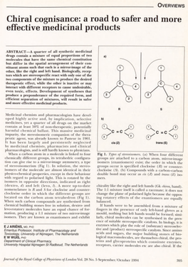 Chiral Cognisance: a Road to Safer and More Effective Medicinal Products