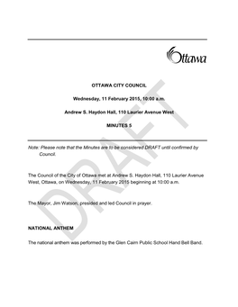 City Council Minutes