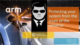 Protecting Your System from the Scum of the Universe