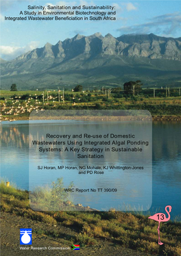 Recovery and Re-Use of Domestic Wastewaters Using Integrated Algal Ponding Systems: a Key Strategy in Sustainable Sanitation