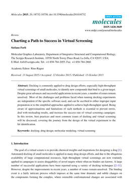 Charting a Path to Success in Virtual Screening