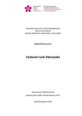 Cestovní Ruch Vitorazska