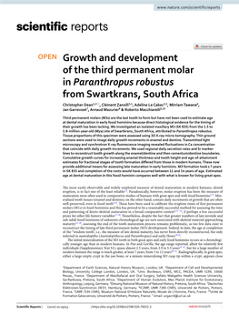 Growth and Development of the Third Permanent Molar In