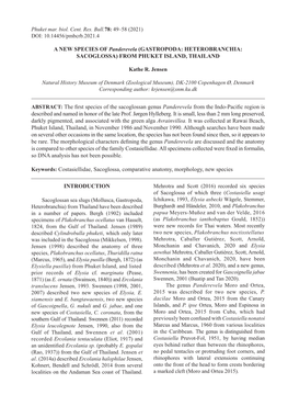 Phuket Mar. Biol. Cent. Res. Bull.78: 49–58 (2021) DOI: 10.14456/Pmbcrb.2021.4