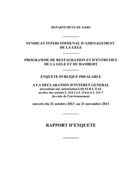 Entretiengelerambert Rapport.Pdf